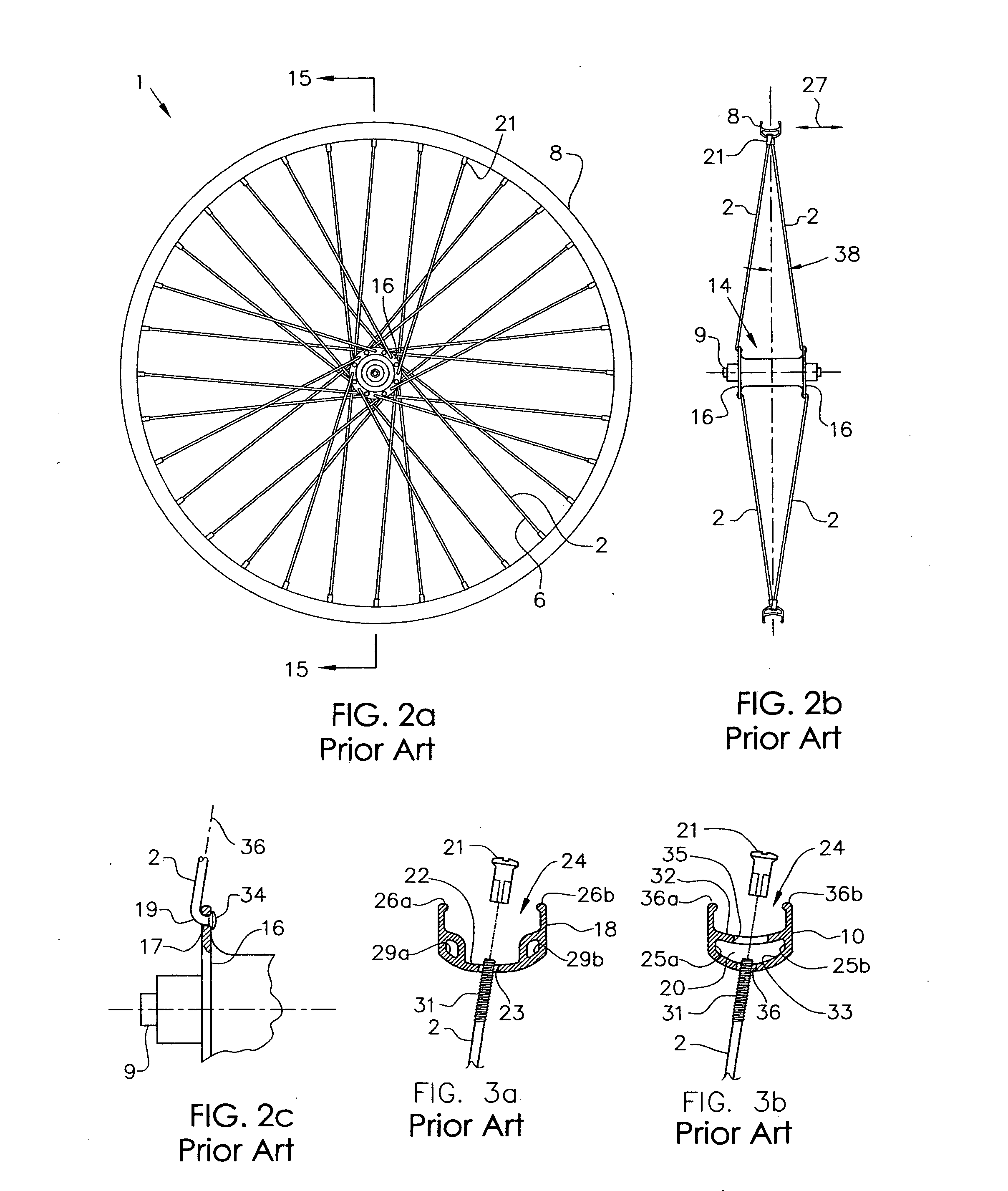 Vehicle Wheel spoke connection