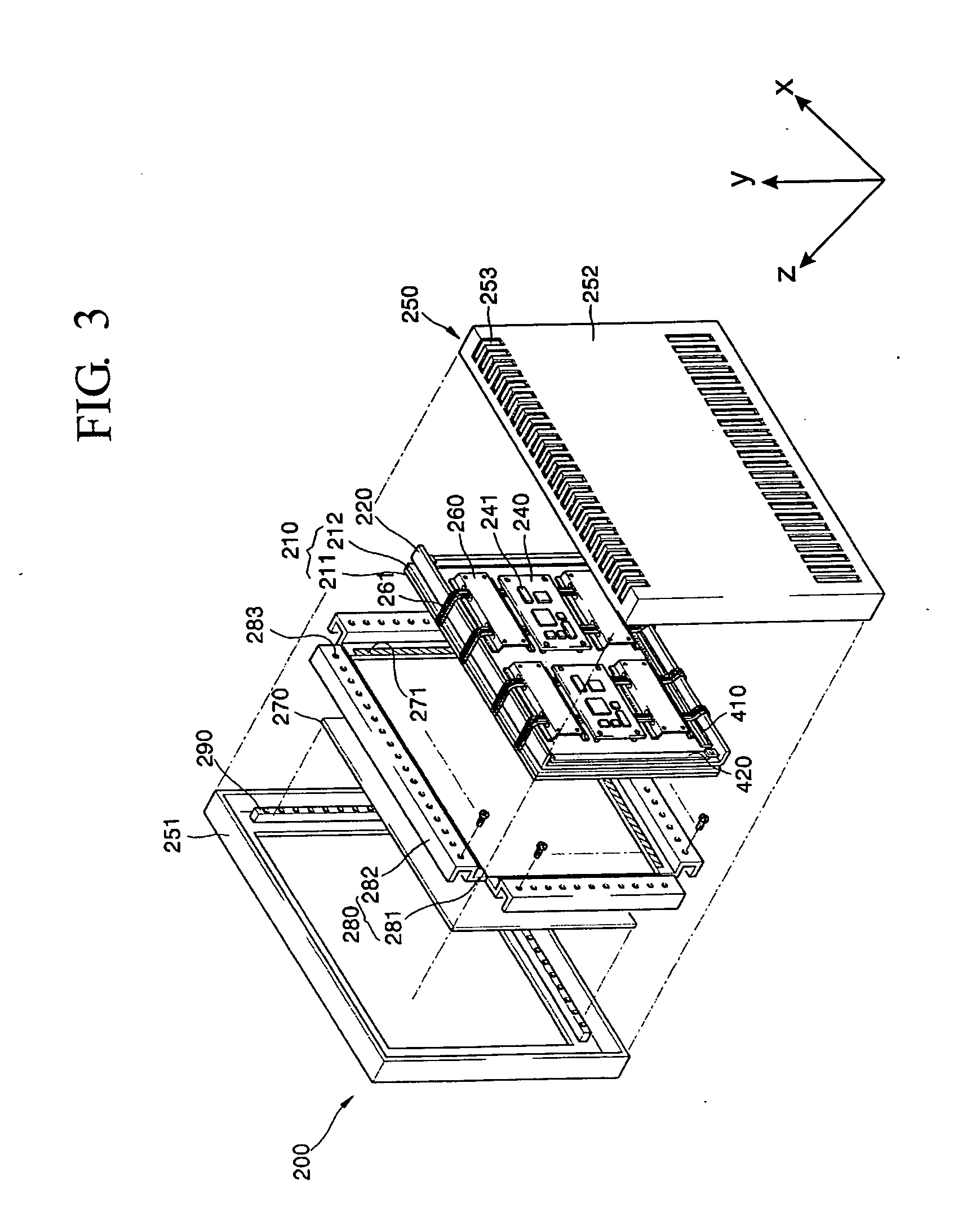 Plasma display panel assembly