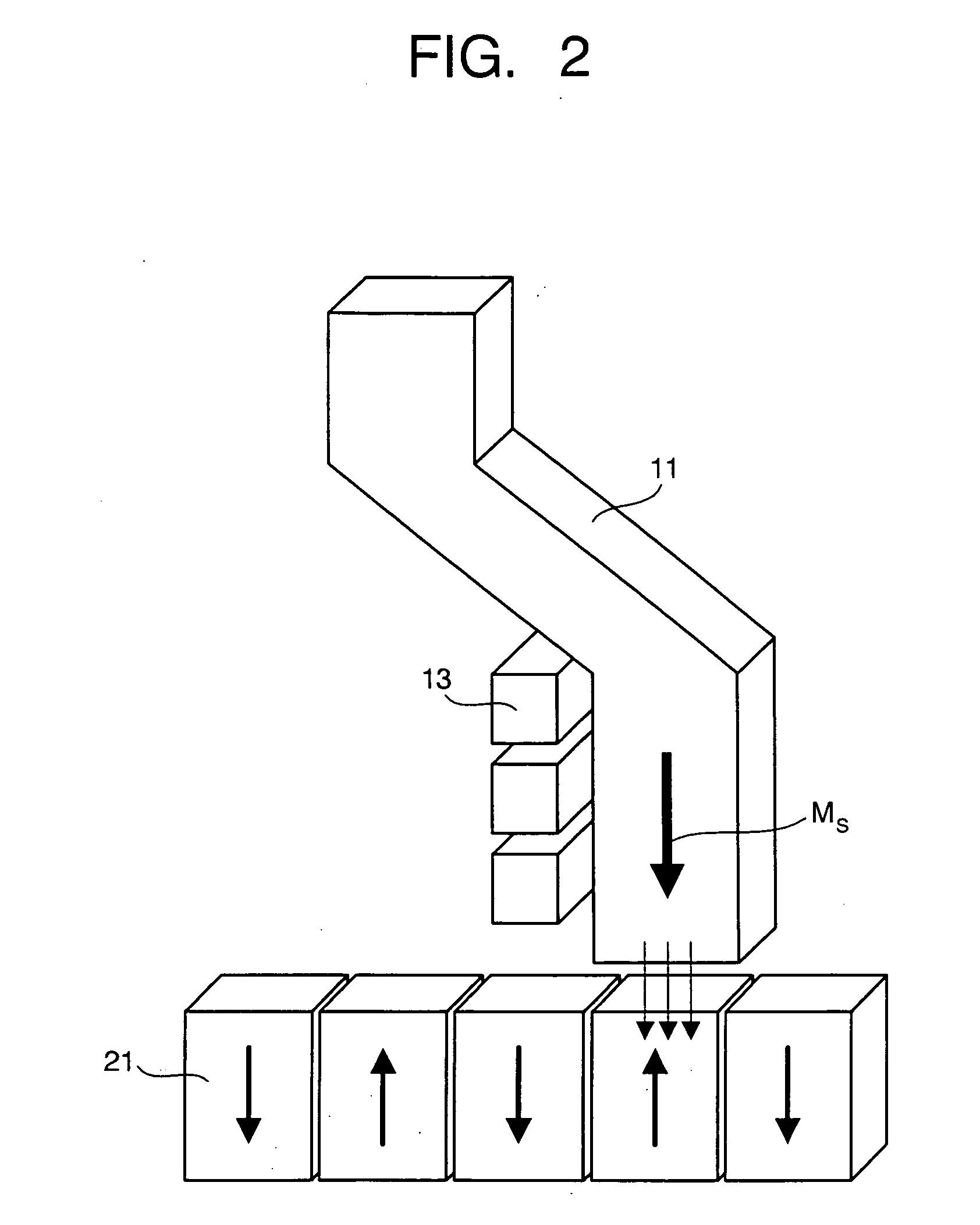 Magnetic recording head and magnetic recording method