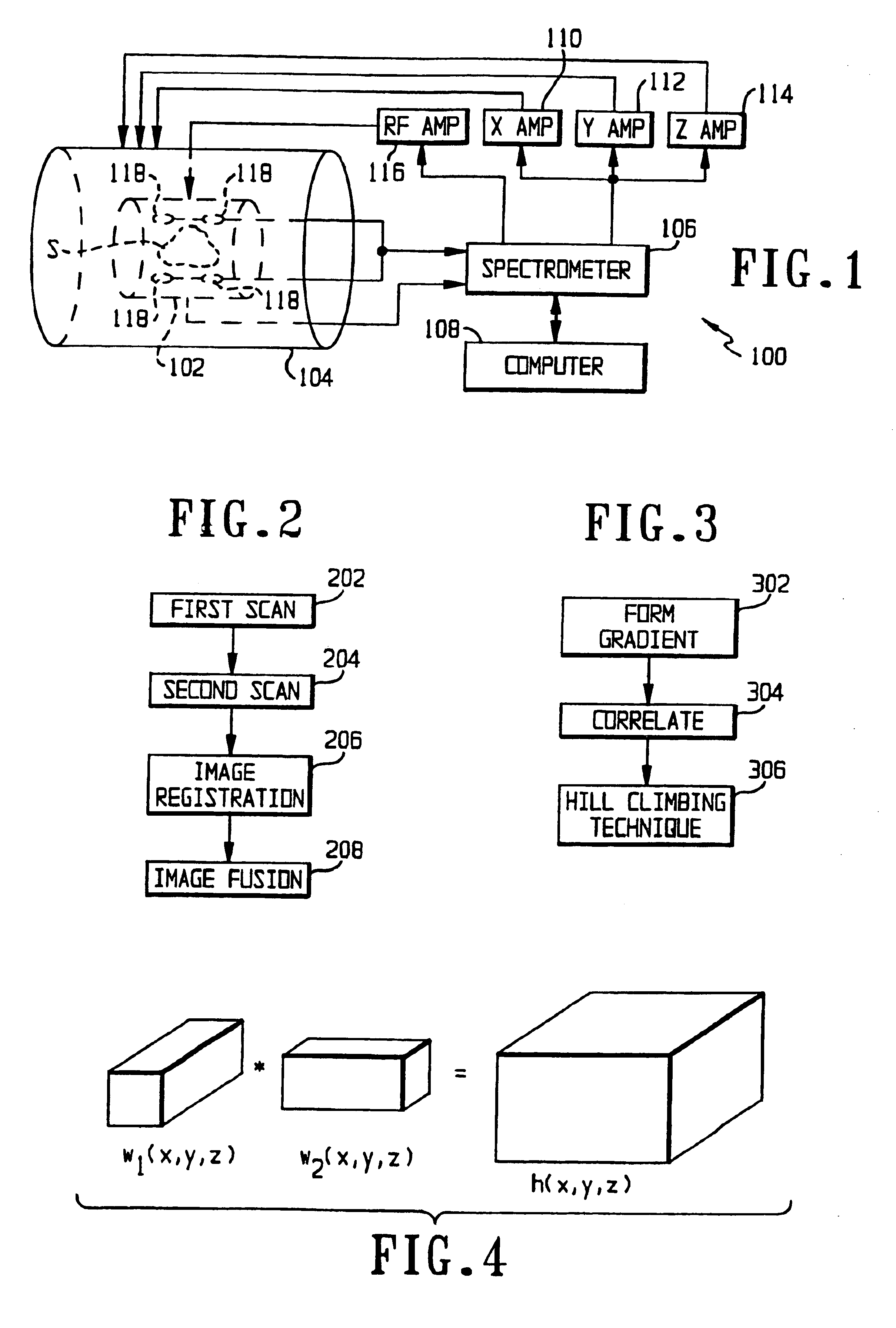 Method and system which forms an isotropic, high-resolution, three-dimensional diagnostic image of a subject from two-dimensional image data scans