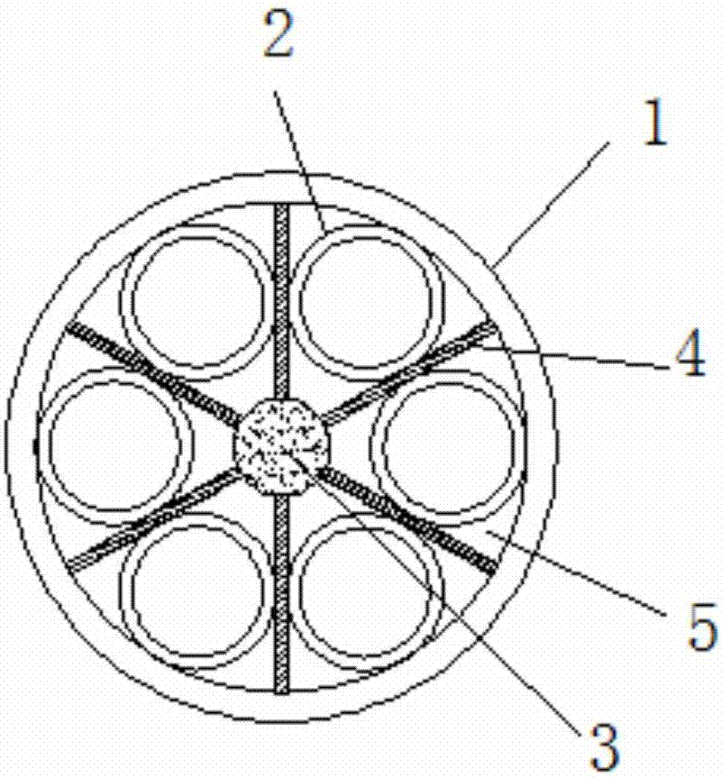 Field low-temperature-resistant composite cable insulation material and preparation method of same