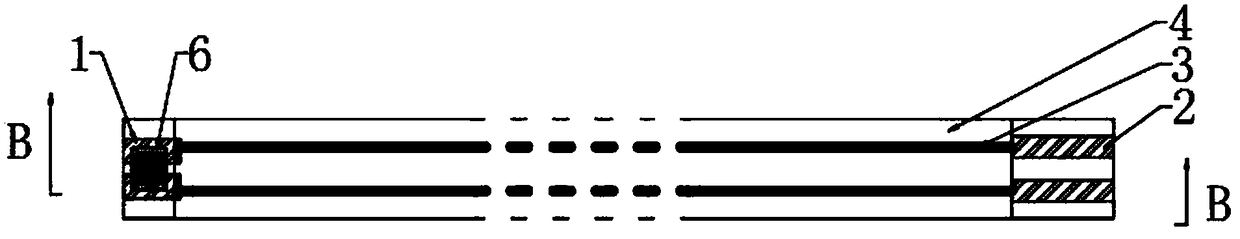 Thin-film collection transmitting device and method of temperature signals