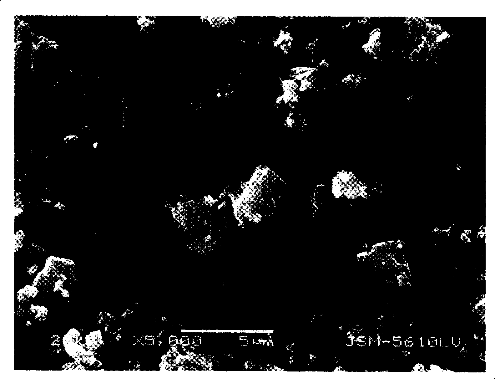 Method for preparing ferrous oxalate hydrated salt crystal