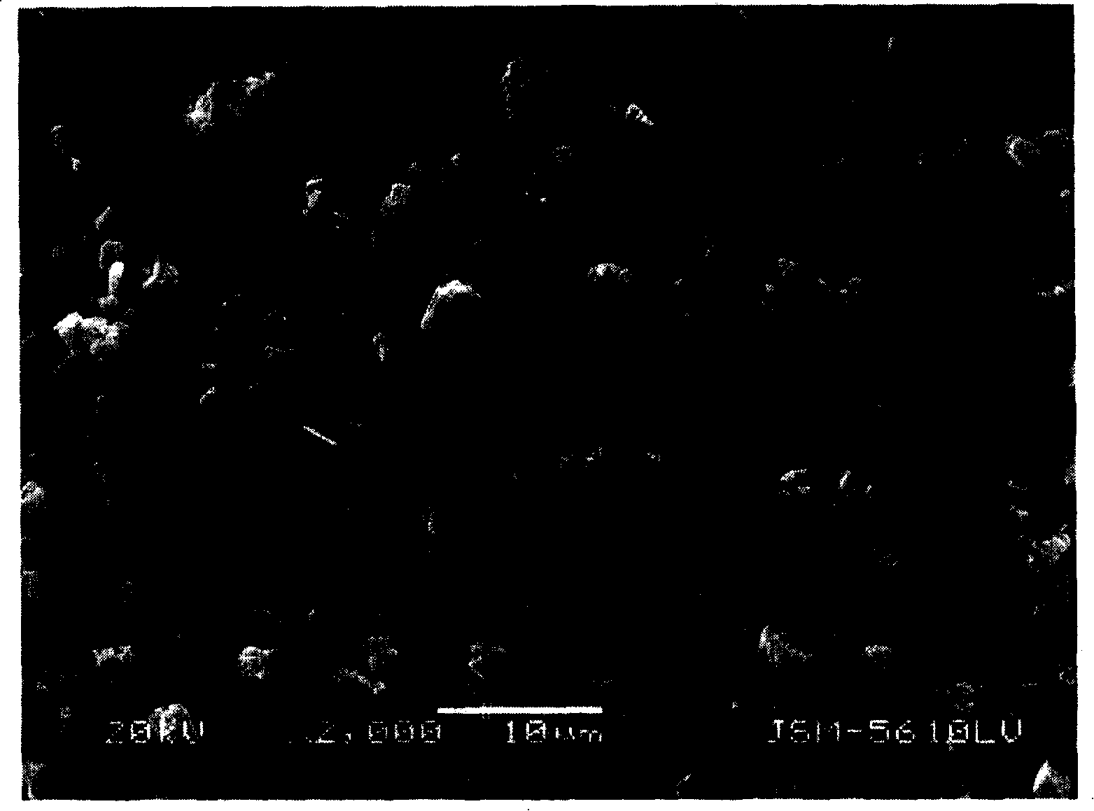 Method for preparing ferrous oxalate hydrated salt crystal