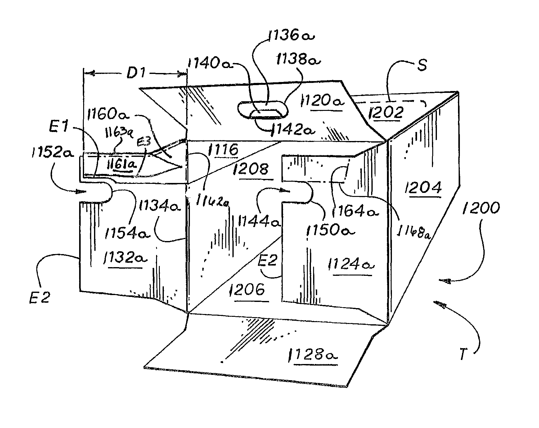 Carton with reinforced handle openings