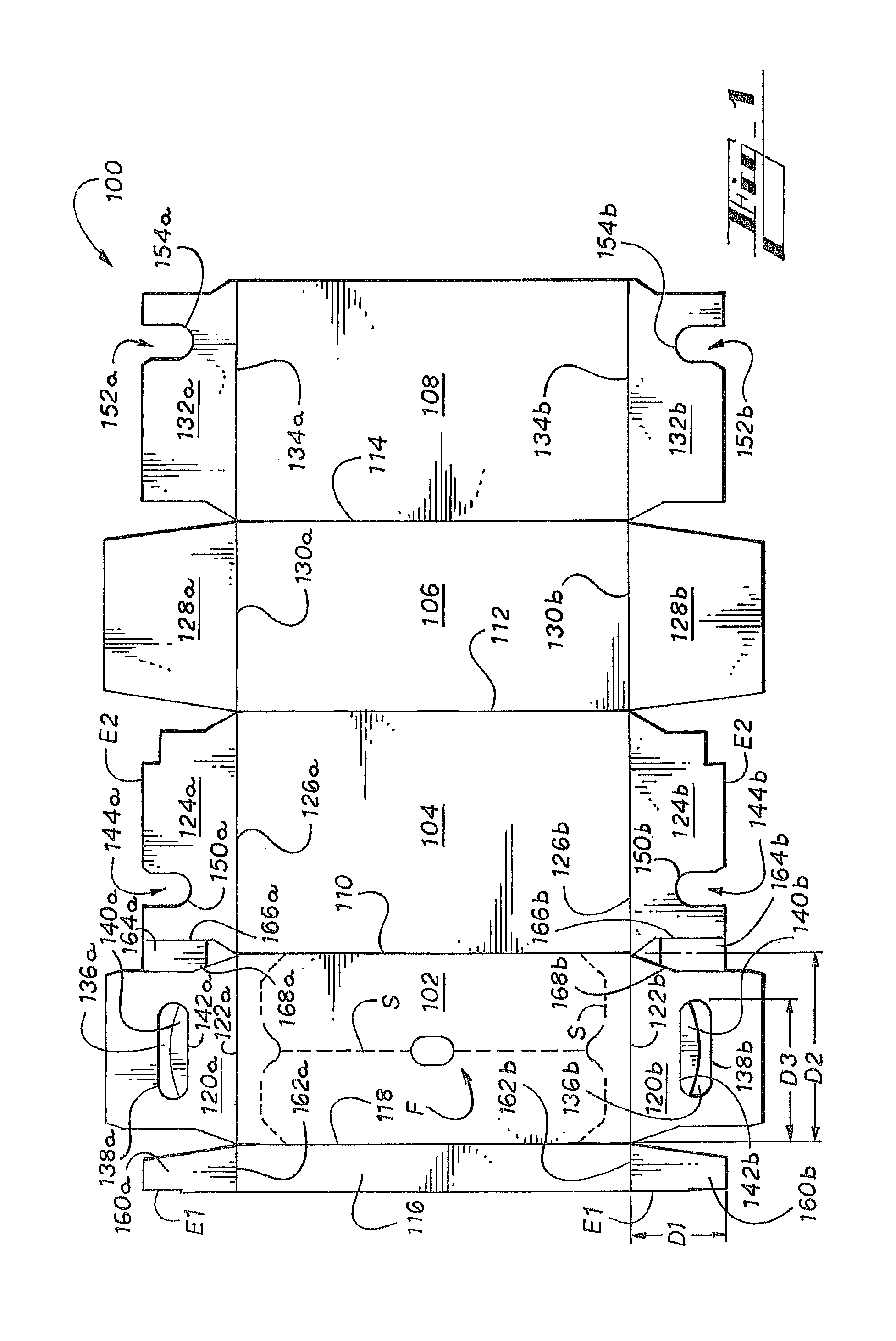 Carton with reinforced handle openings