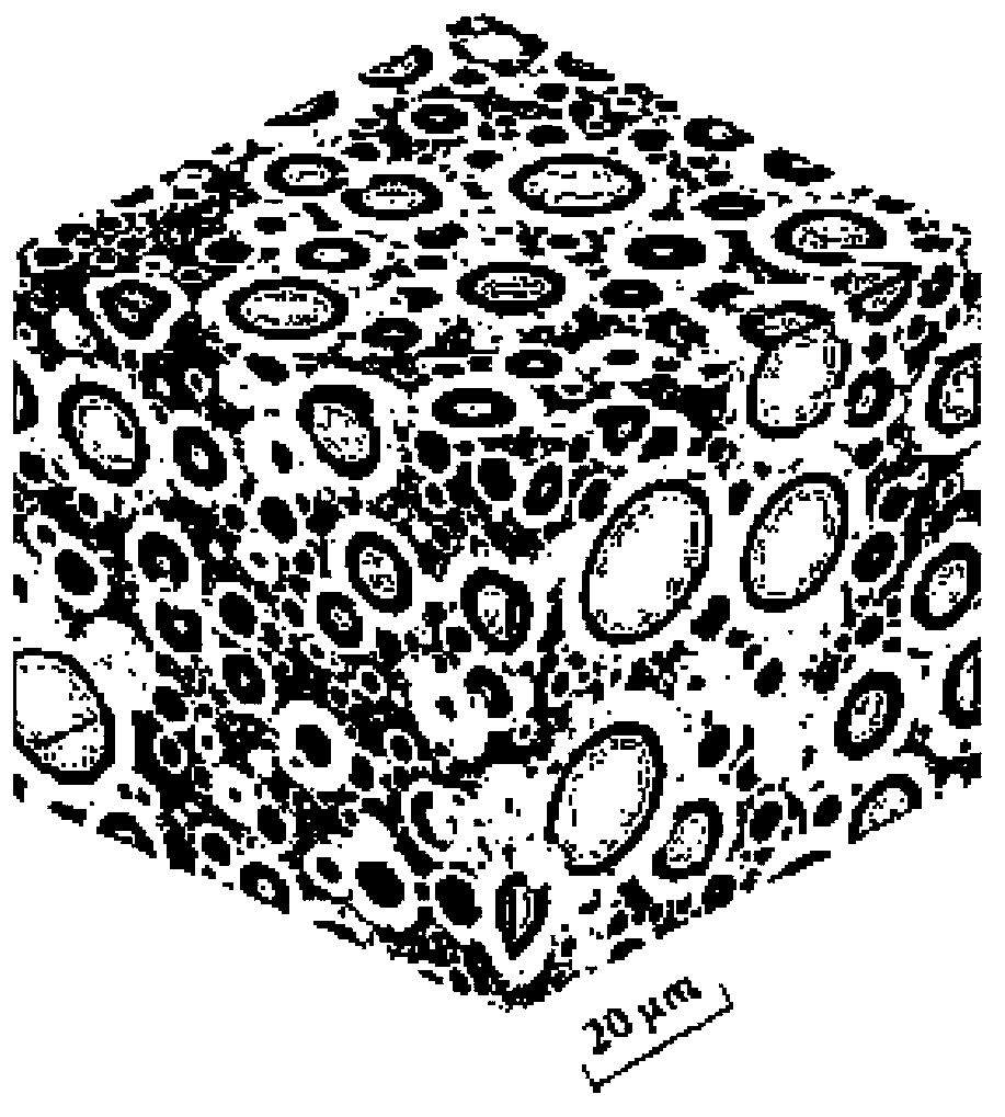 Method for predicting ion diffusion coefficients of damaged cement based composite materials