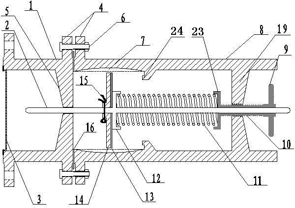 Pipeline irrigation pressure adjustable slow opening and closing automatic drain valve