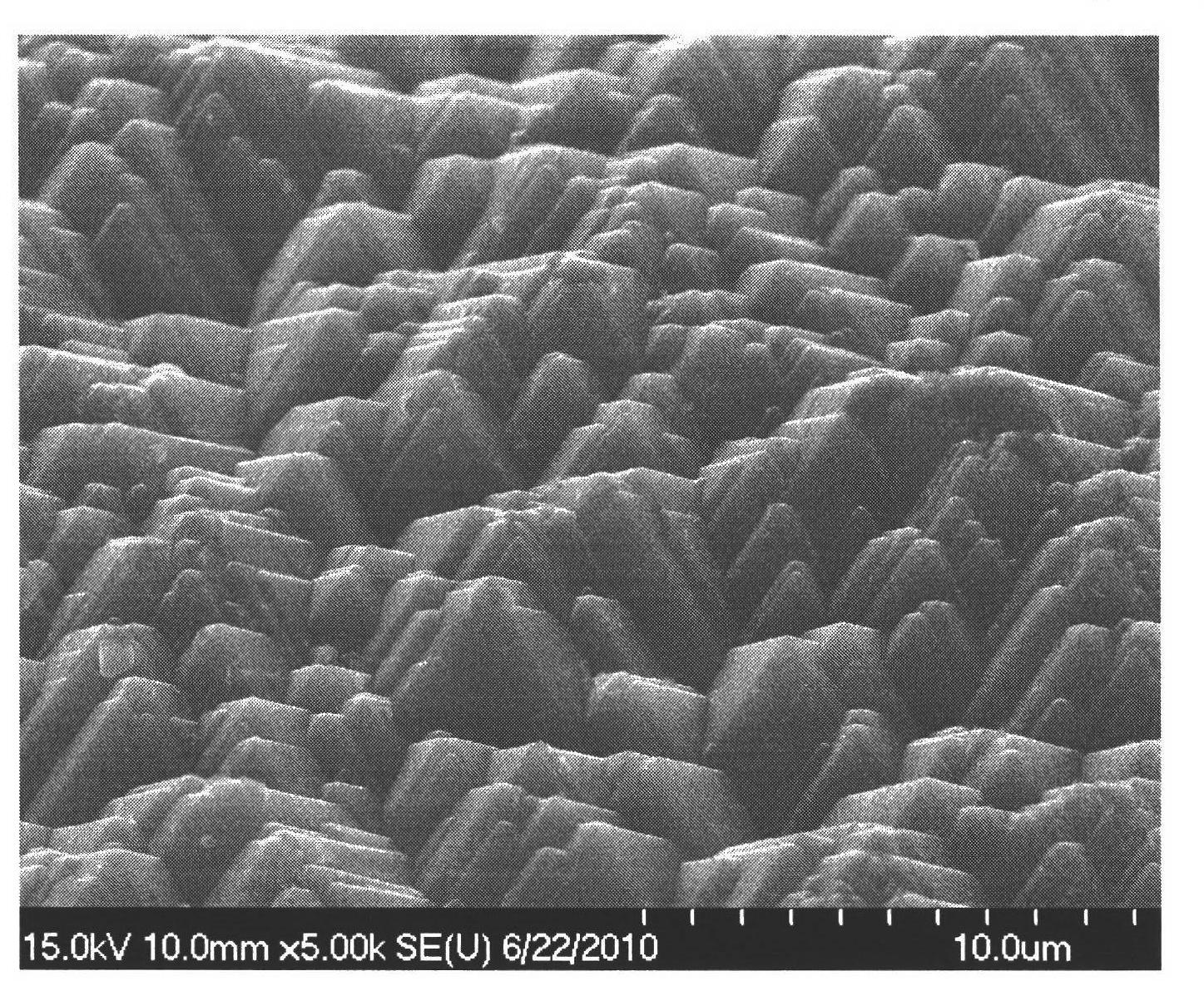 Non-alcoholic monocrystalline silicon flock making additive