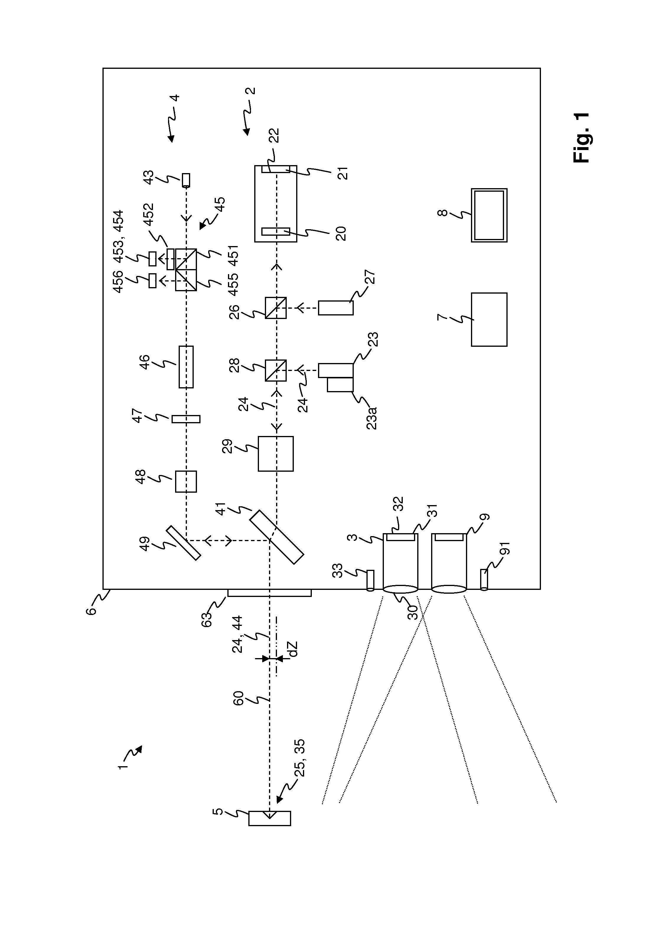 Coordinate measuring device having automatic target detection