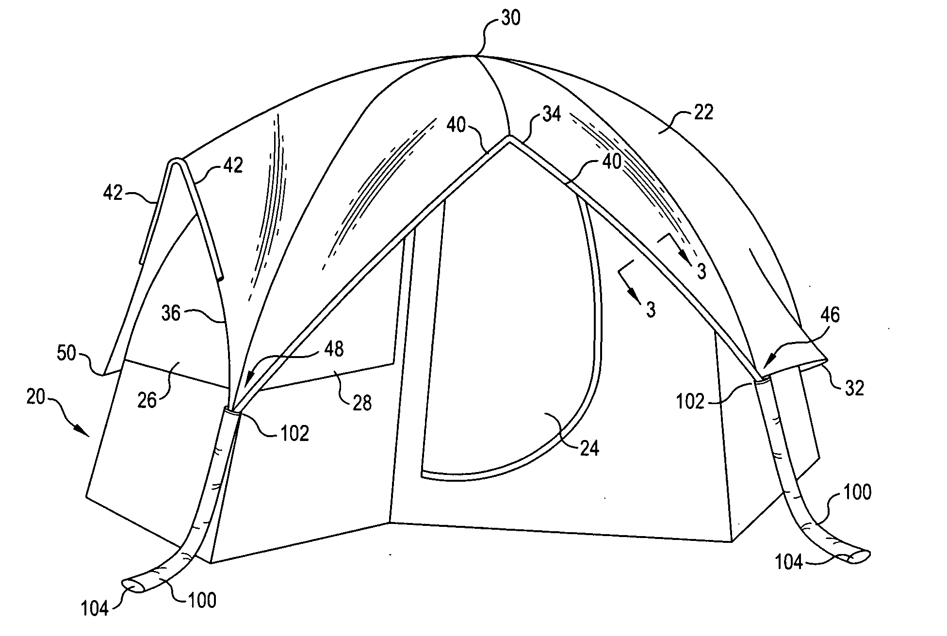 Gutter and downspout system for a tent or shelter