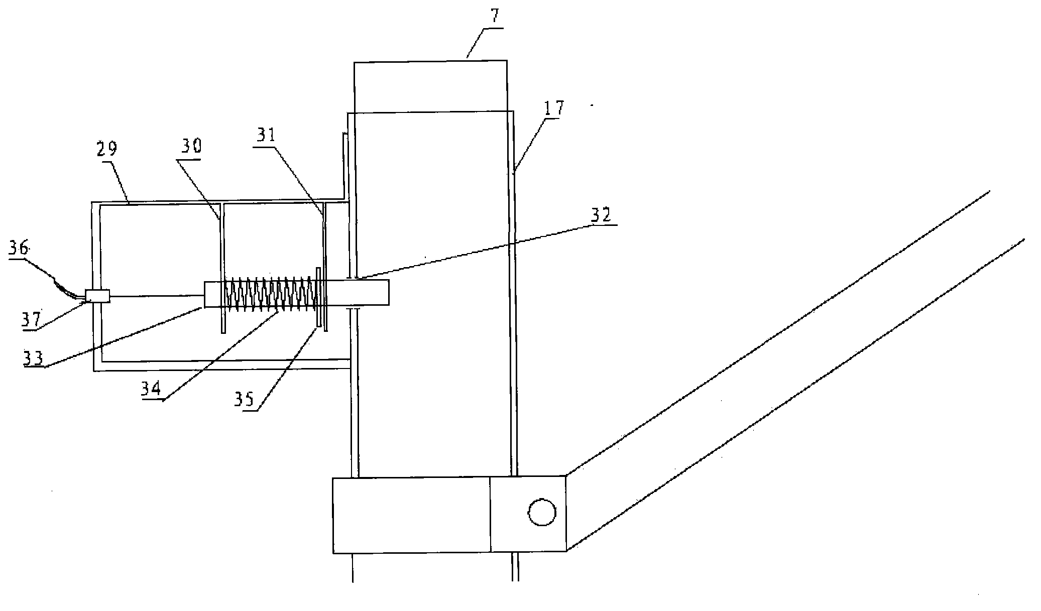 Small hand-pushed tree planting machine for agriculture and forestry