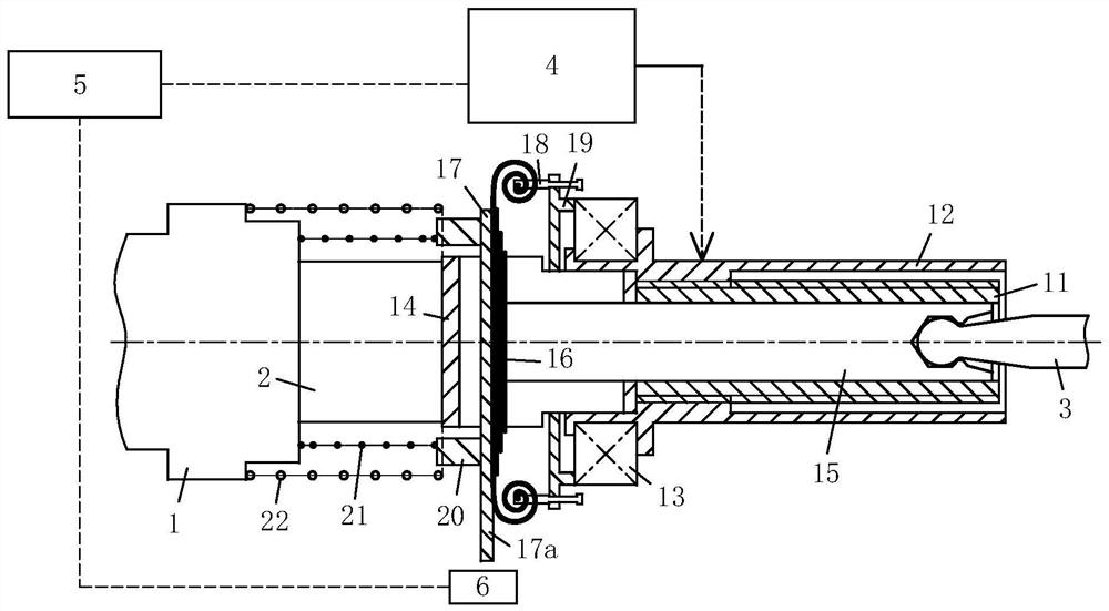 Electric brake booster with pedal behavior simulator