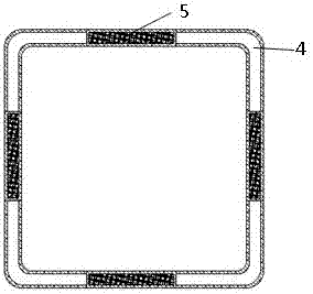 A composite sound-absorbing structure with variable damping mechanical impedance