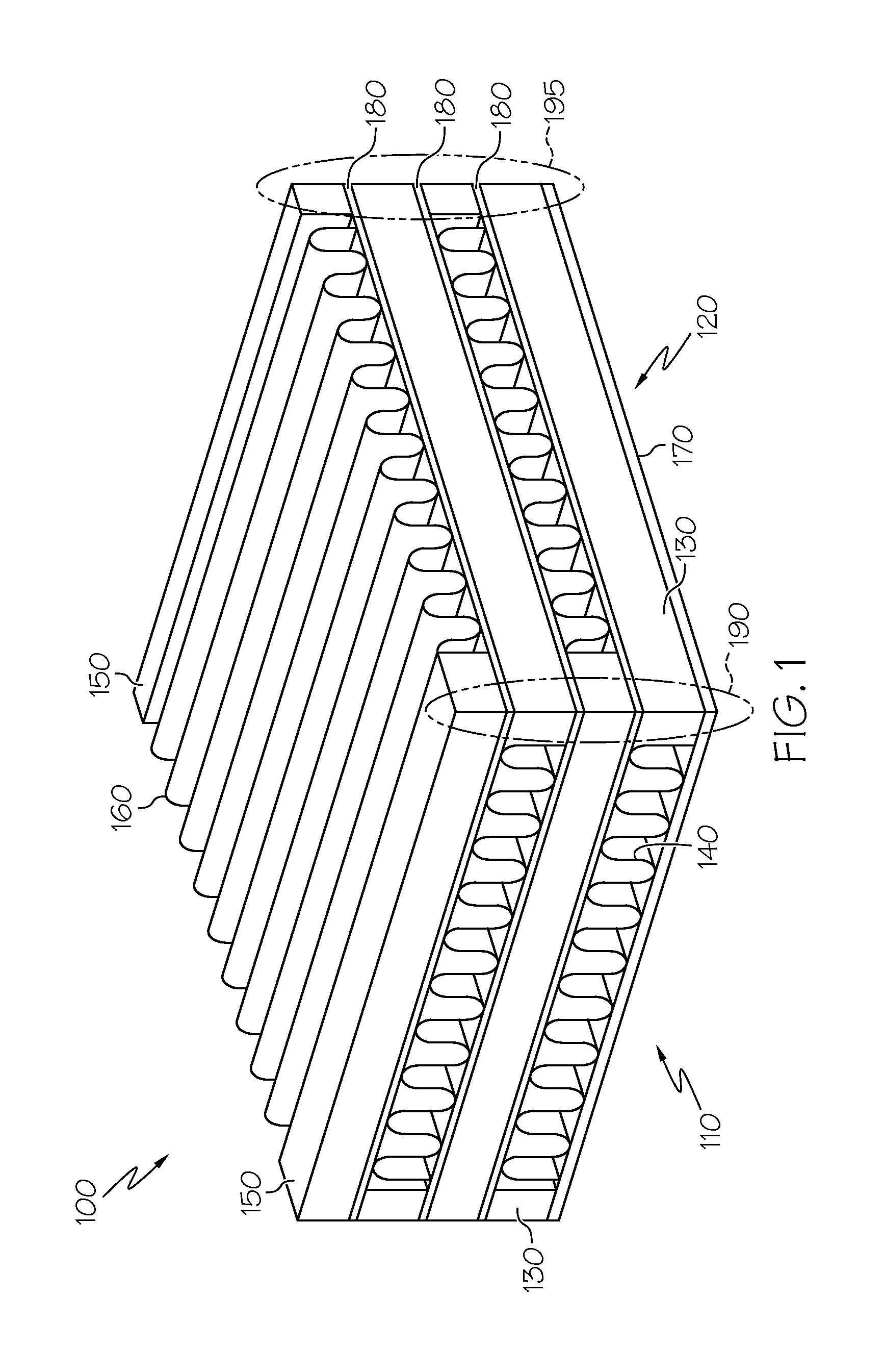 Porous blocker bar for plate-fin heat exchanger