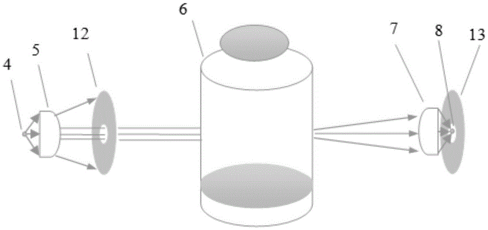 Device and method for detecting oxygen content in glass medicine bottle