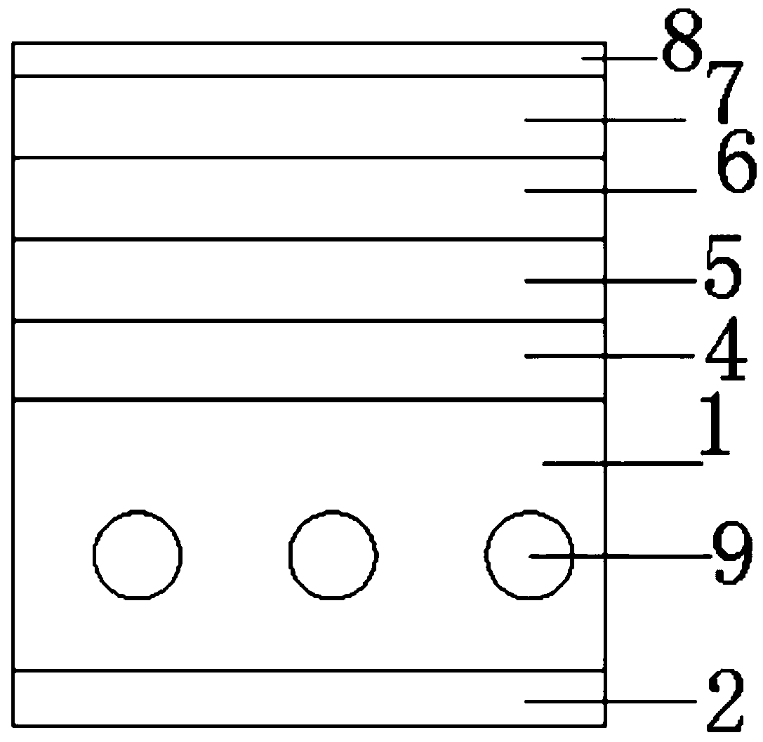 PVC floor with functions of noise reduction and elasticity