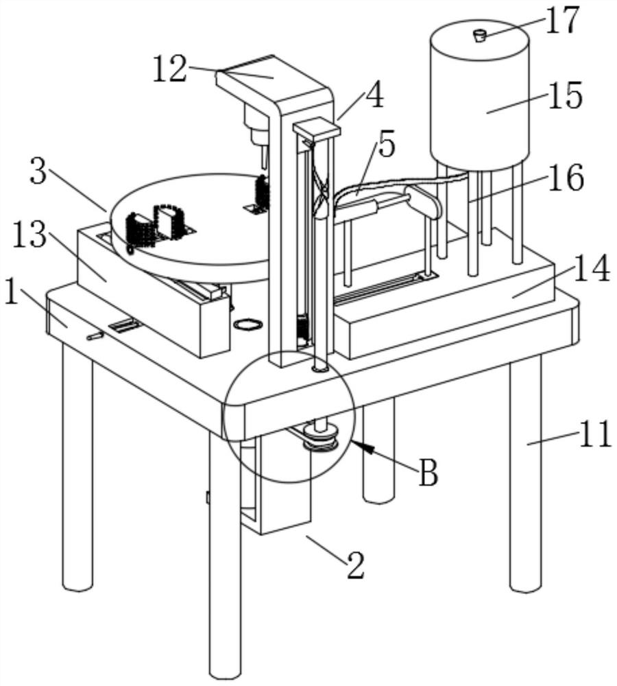 Anti-deviation drilling equipment for machining motor shell of electric vehicle