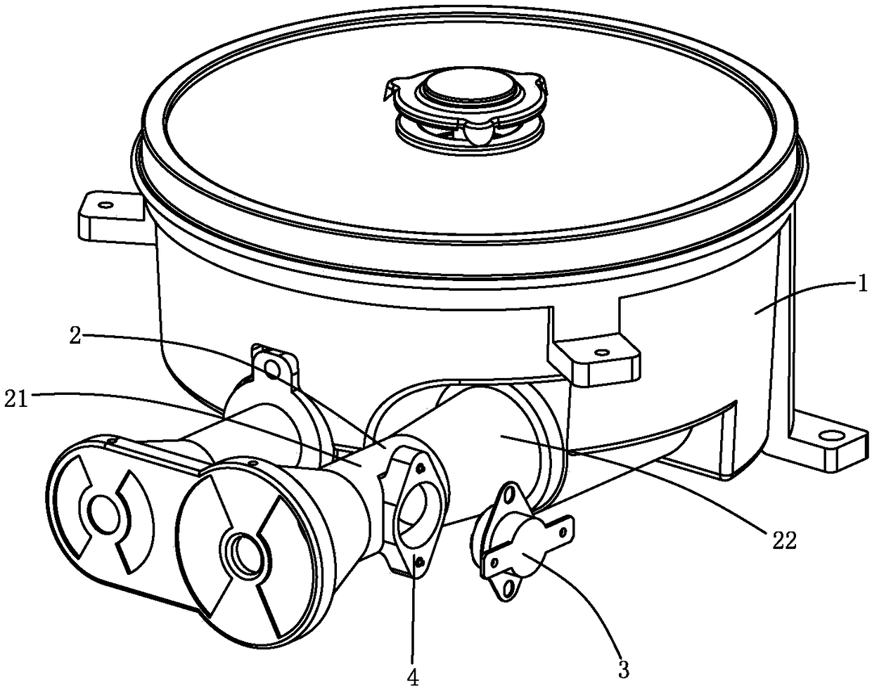 Household gas stove burner with tempering control electromagnetic valve