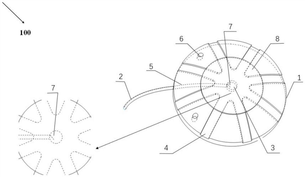 Glaucoma drainage device