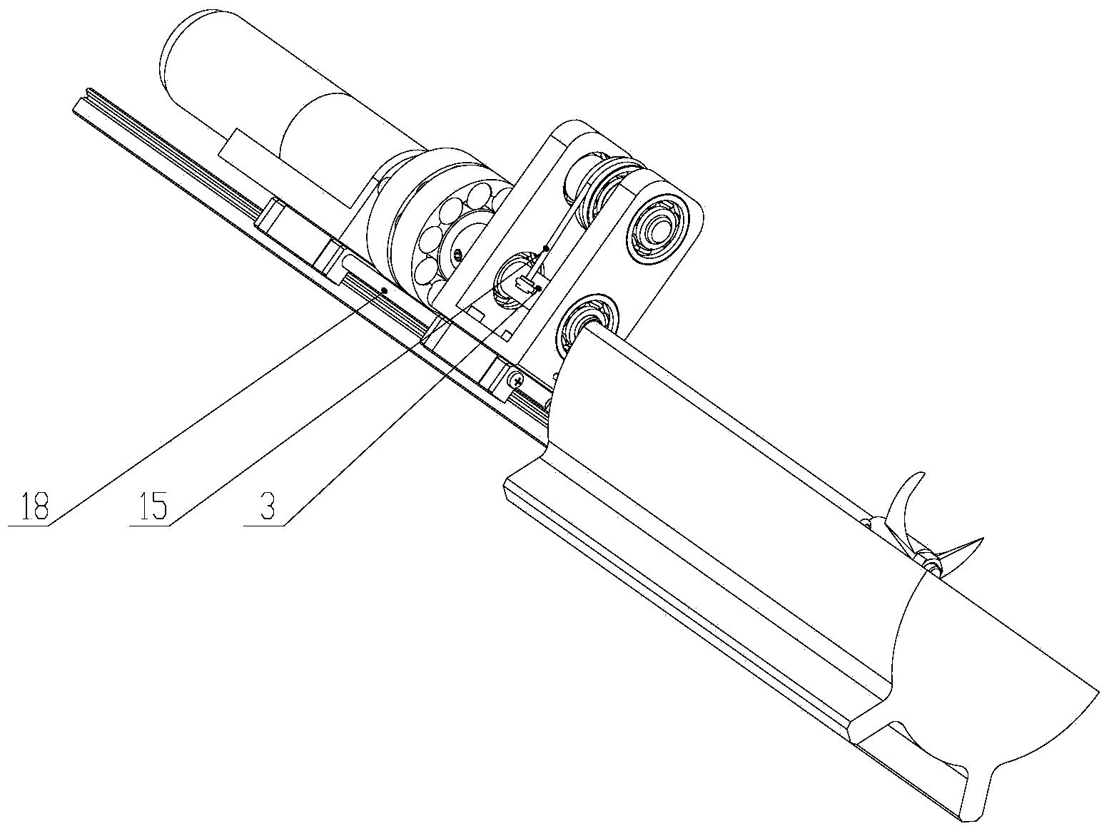 Device for measuring thrust force of propeller and magnetic transmission torque