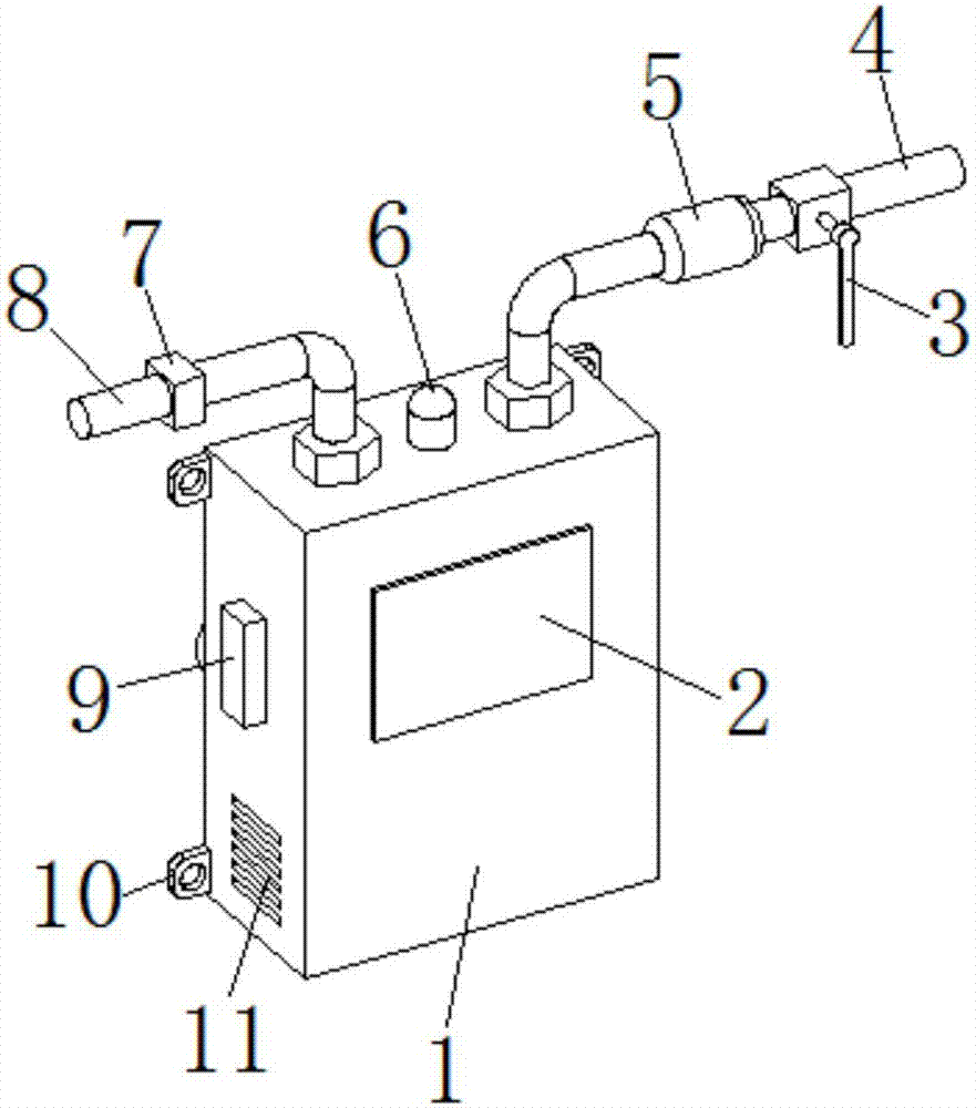 Natural gas pipeline switch safety protection device