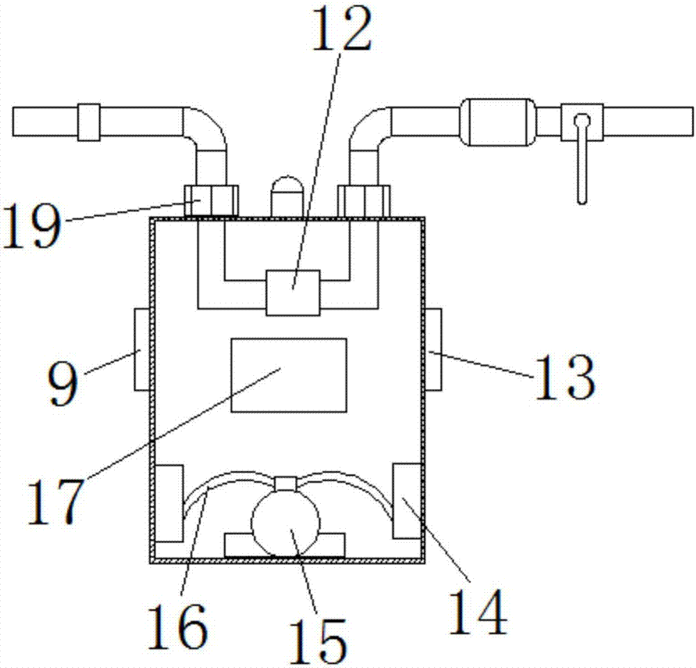 Natural gas pipeline switch safety protection device