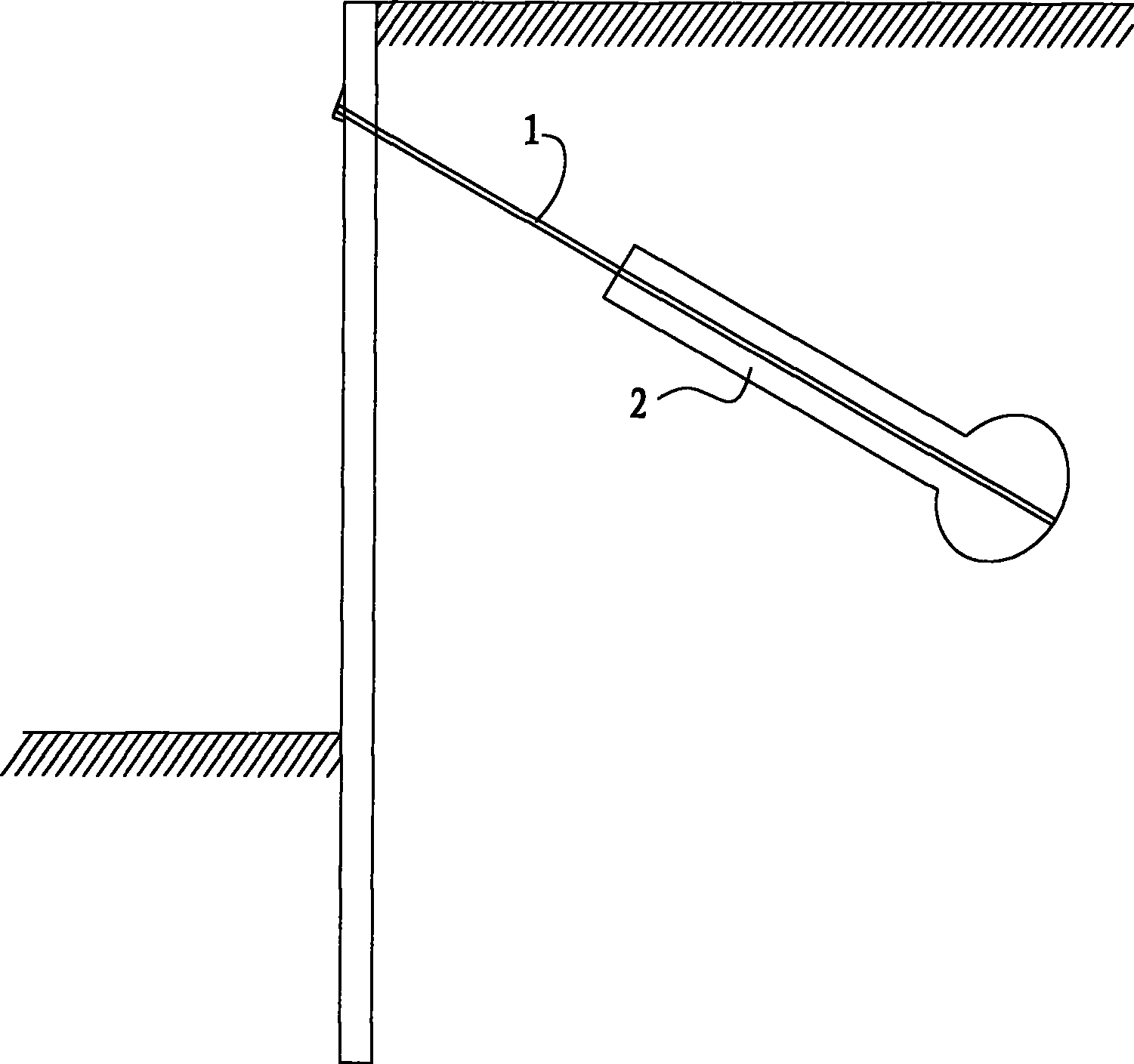 Construction technology of reelingly stirring to eject anchor tube pile