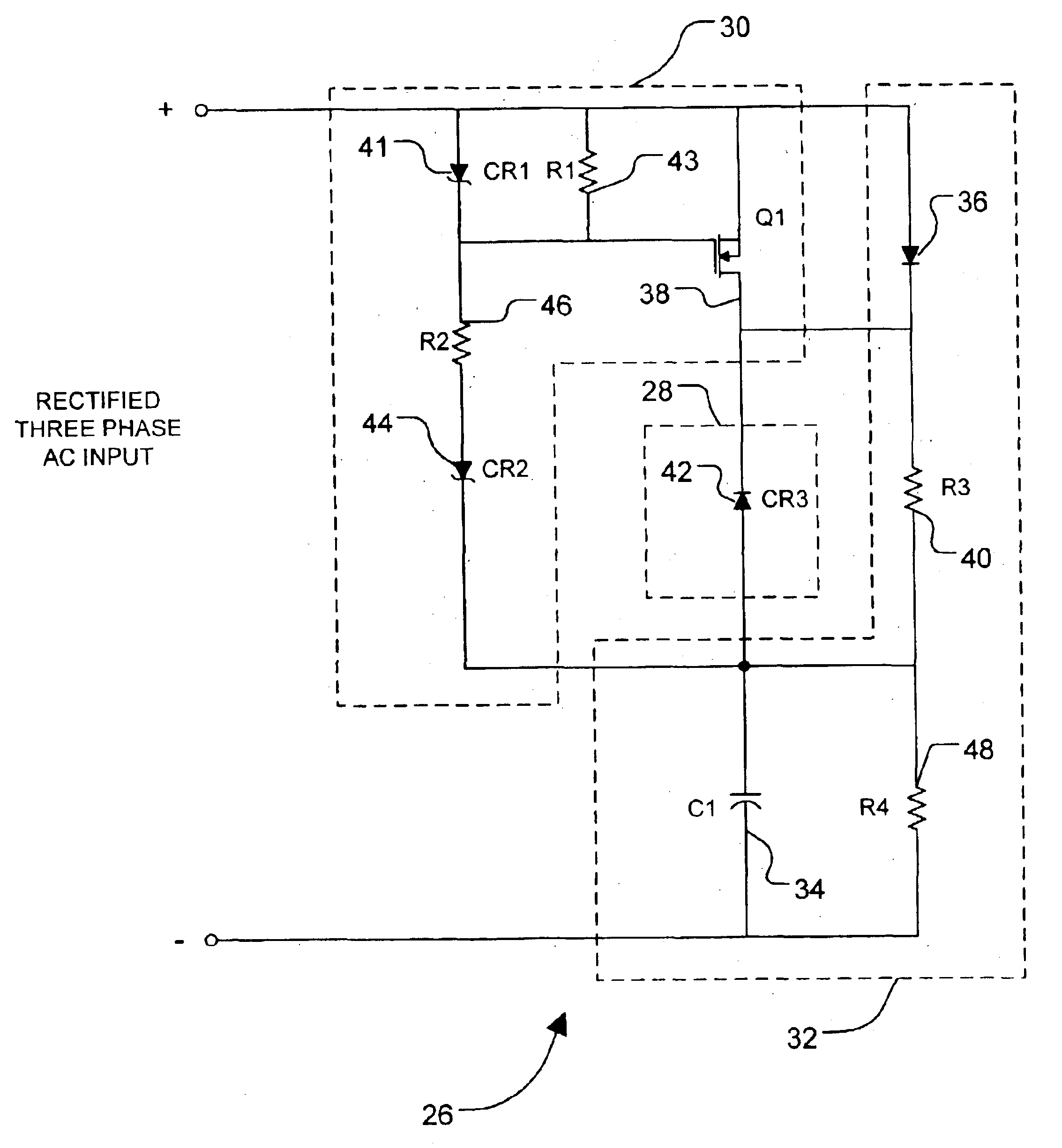 Power holdup circuit