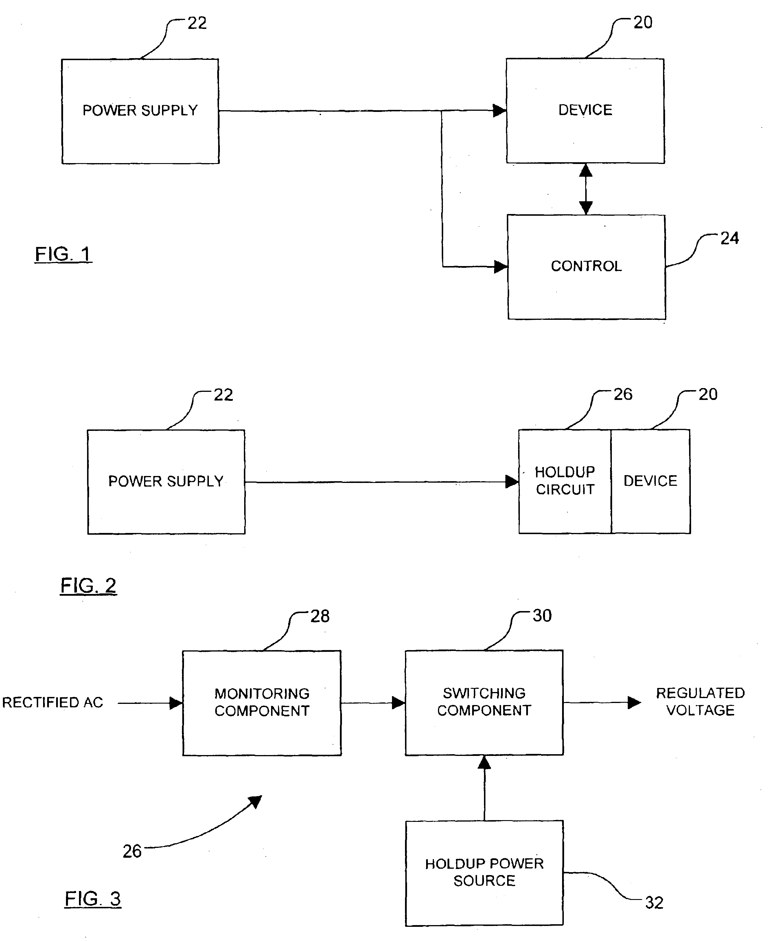 Power holdup circuit