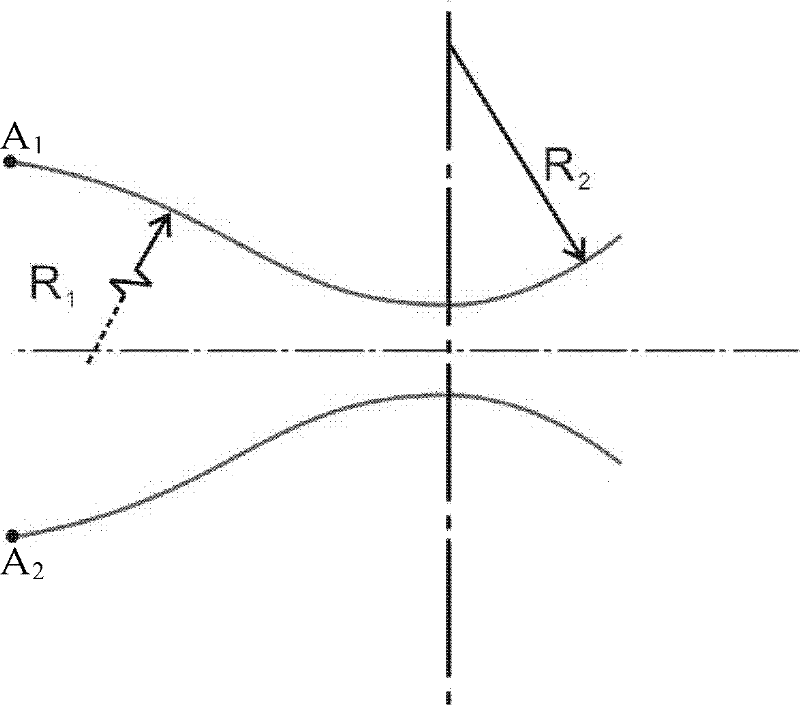 Supersonic velocity spray pipe with shared throat part and design method of supersonic velocity spray pipe