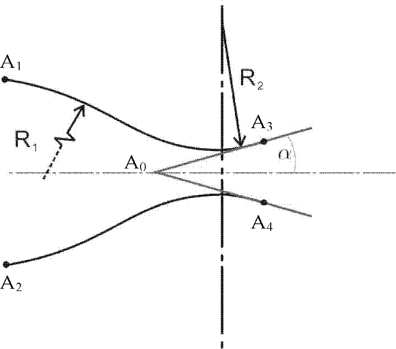 Supersonic velocity spray pipe with shared throat part and design method of supersonic velocity spray pipe