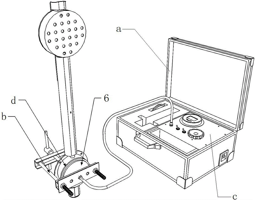 Portable in-situ density sensor calibration instrument