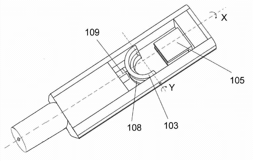 Sample rod for transmission electron microscope added with magnetic field