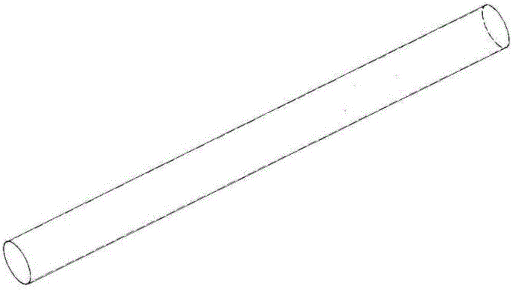 Manufacturing technology of carbon fiber composite equal-diameter tubular structure