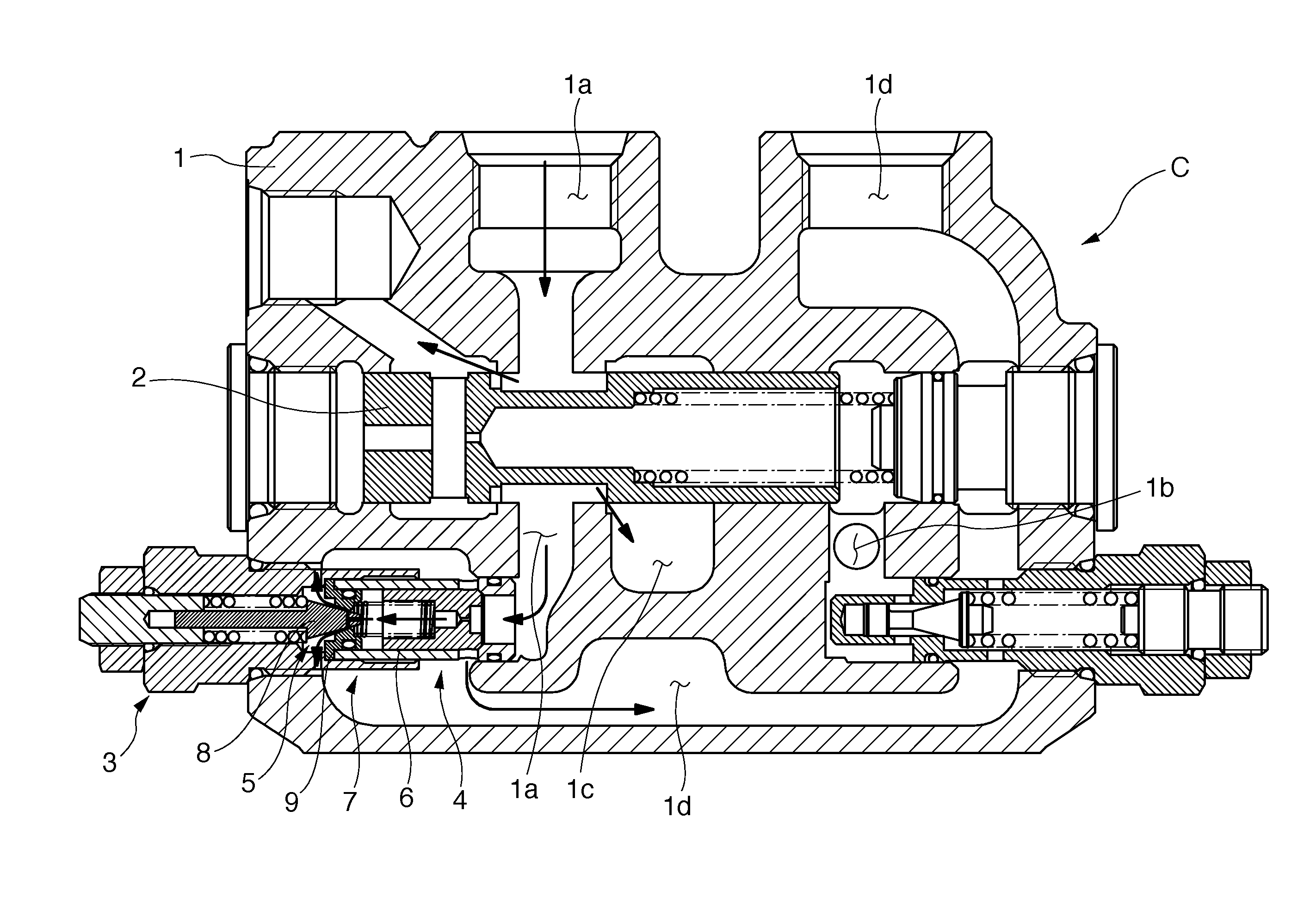 Pressure control valve and control valve