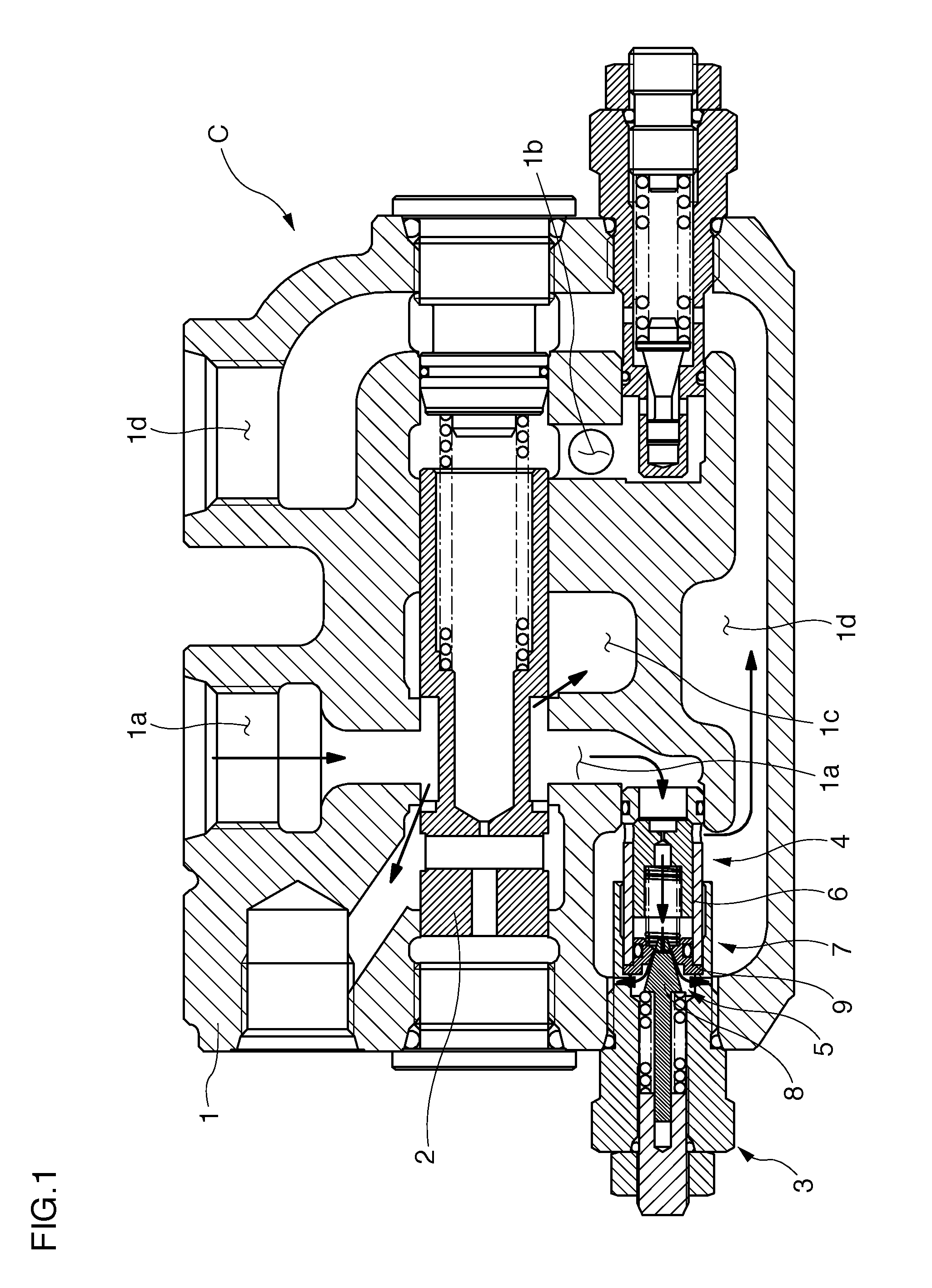 Pressure control valve and control valve