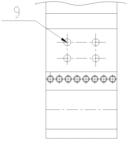 Transition and connection device for large-current high-temperature superconducting cable terminal