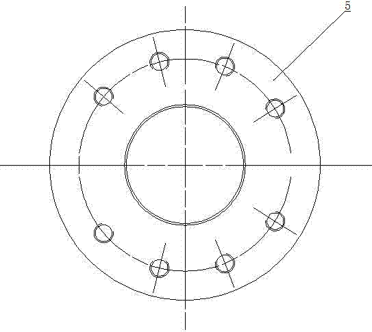 Sea platform uplift reducer bearing clearance adjusting method and special tool therefor