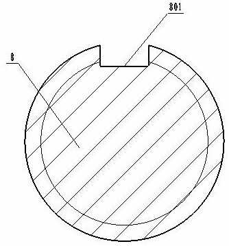 Free gravity tempering support for artillery long pipe parts