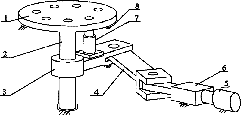 Hydraulic intermittent motion mechanism