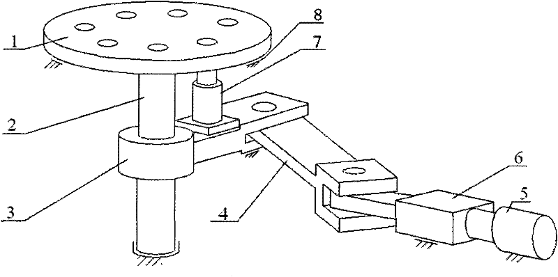 Hydraulic intermittent motion mechanism