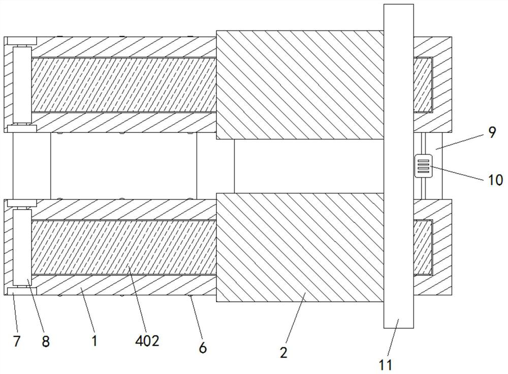 A method of using a magnetic force push device for a curved section steel cage push device