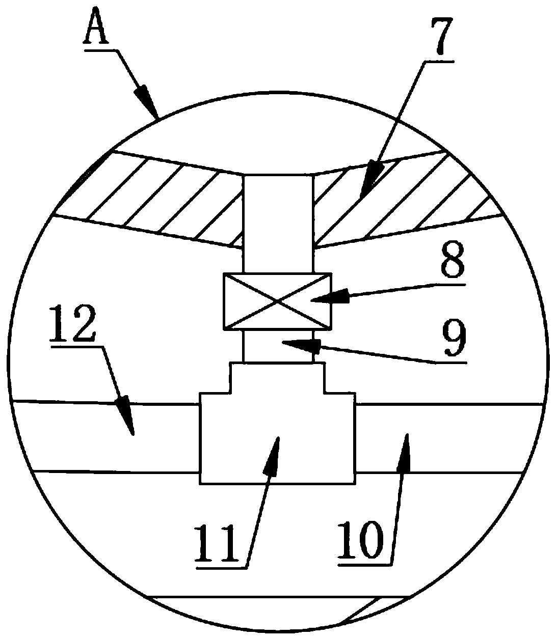 Abrasive recycling and reusing device for machining