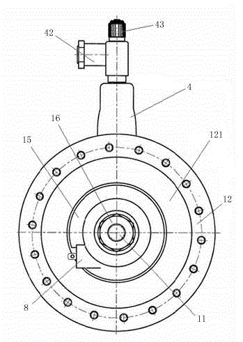 Automatic inflating flower-drum