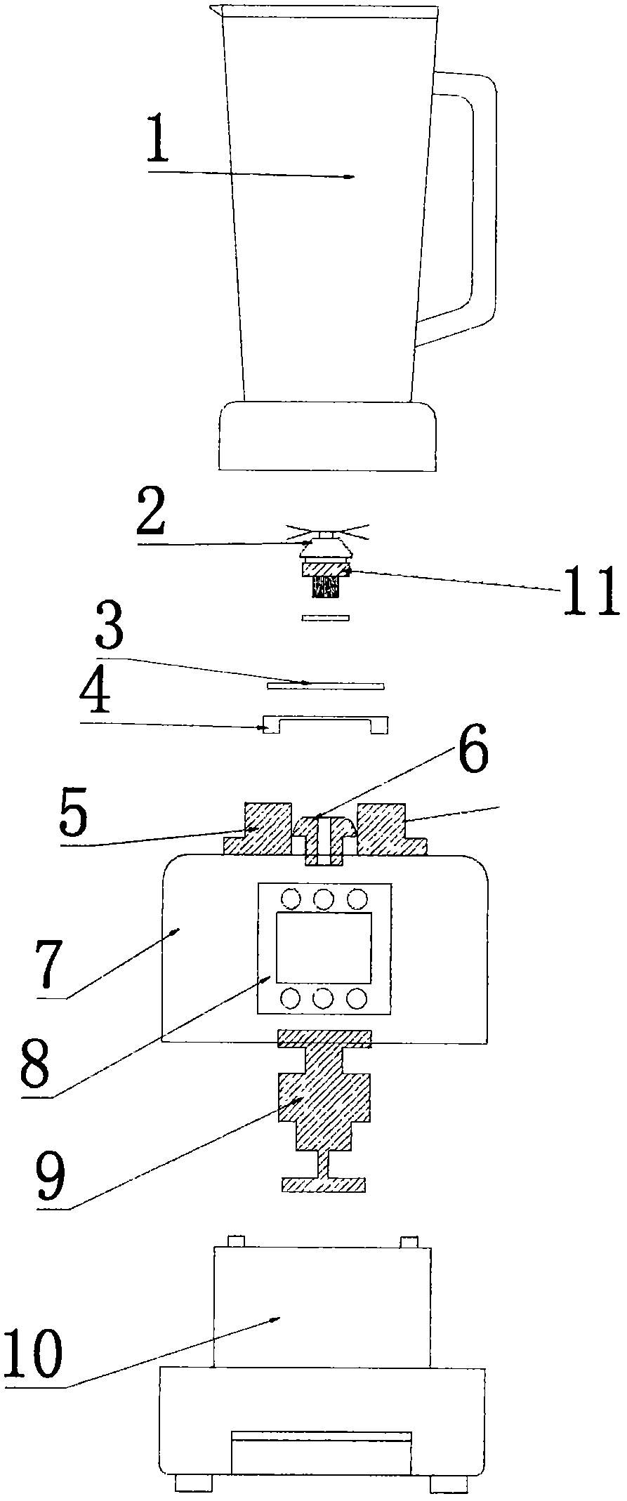 Novel high-speed blender