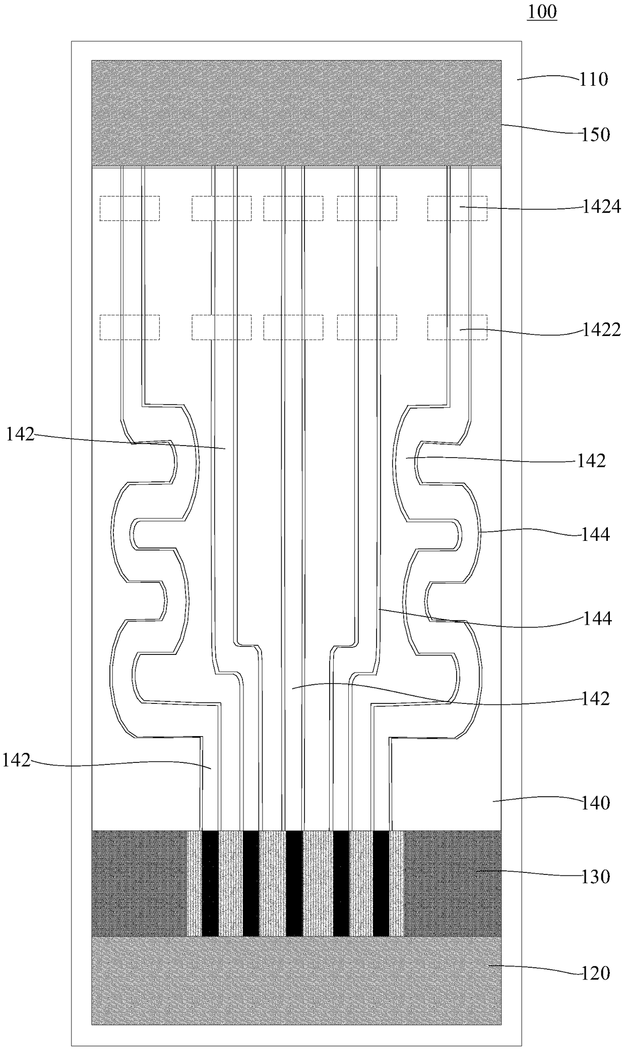 Labeling pad used for multi-channel immunochromatography, production method, and detection reagent card