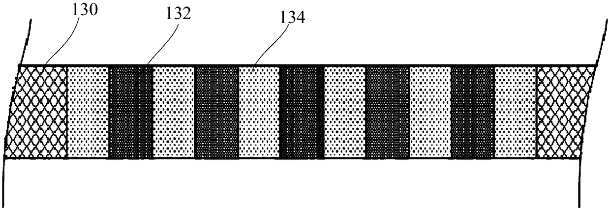 Labeling pad used for multi-channel immunochromatography, production method, and detection reagent card