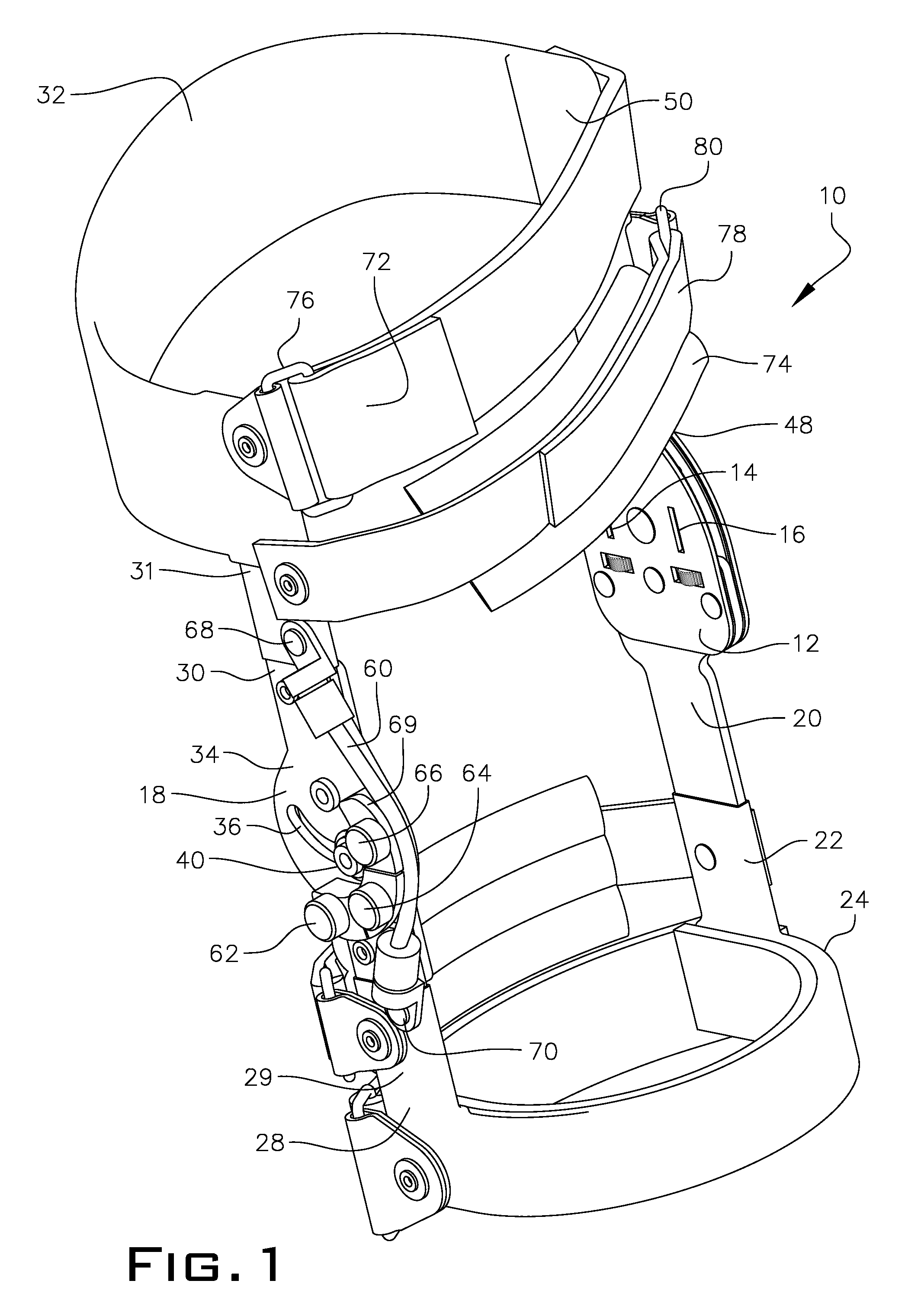 Osteoarthritis knee orthosis