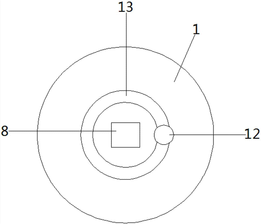 Concrete mixing device for quickly mixing concrete conveniently